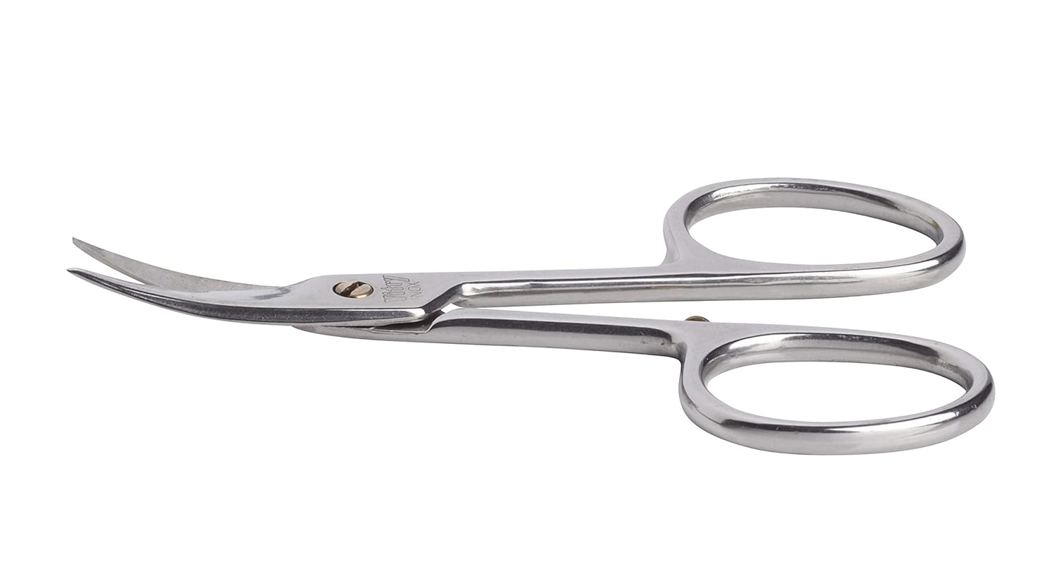 Vitry Shiny Stainless Steel Curved Nail Scissors