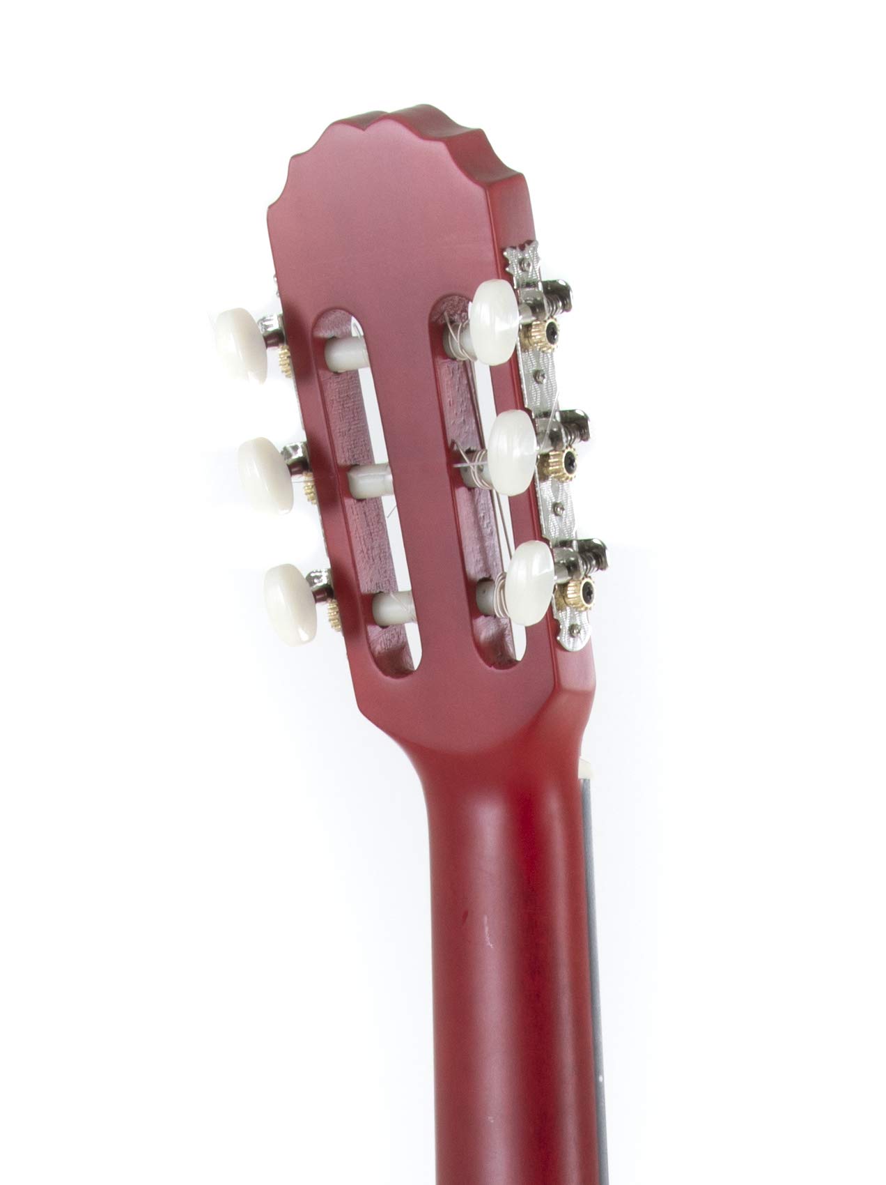 Miguel J F500043 Chitarra Classica, Rosso Trasparente