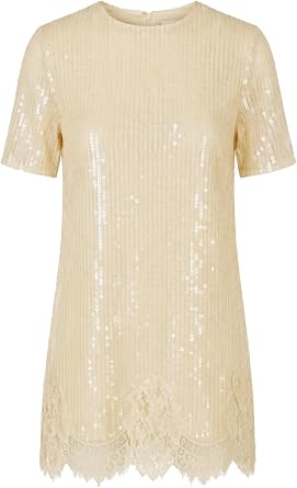 Sequin Shift Dress