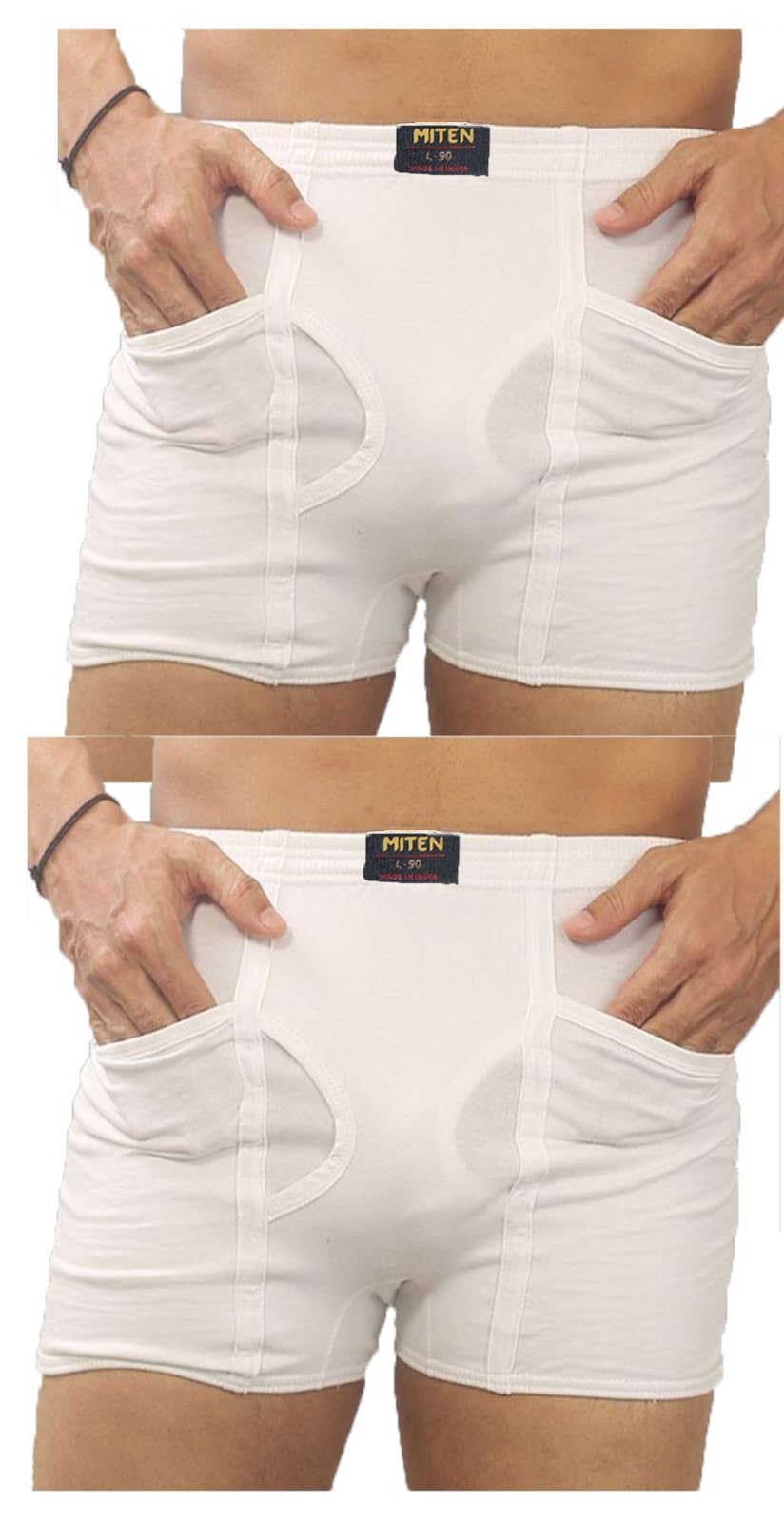 miten Cotton Mens Underwear Briefs,White-picture-20