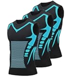 Evolv-Off Compression Shirt&comma;V-Boost 2025 Ionic Shaping Sleeveless Vest for Men Build a Toned Body&comma;Confidence&comma; Energy