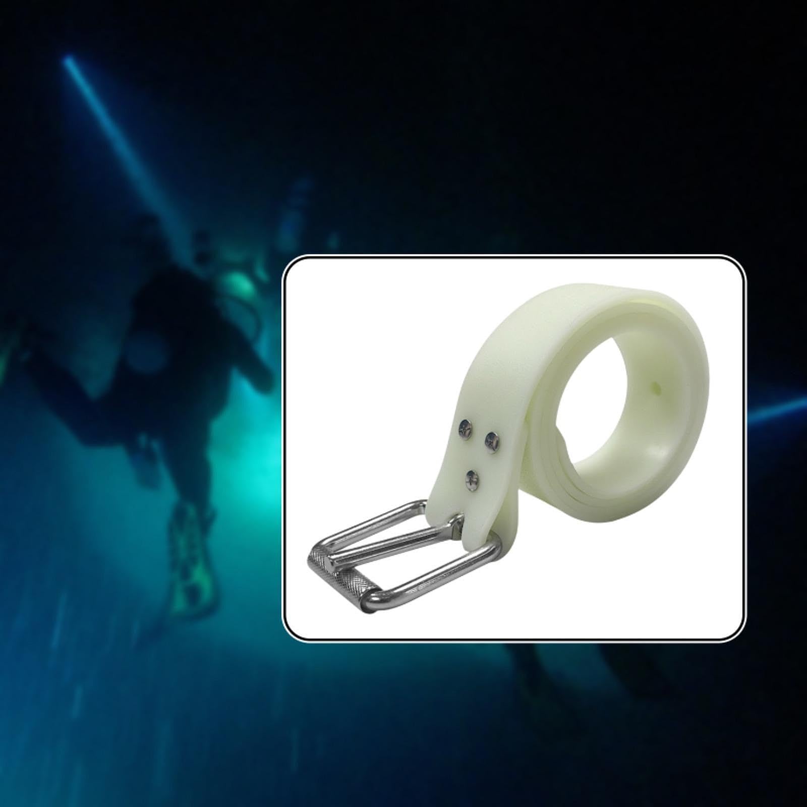 Ceinture Lumineuse de Plongée Portable à Dégagement Rapide de 1,3 M de Long pour La Plongée en Apnée, Les Opérations Spéléologiques et L'explorati, Vert