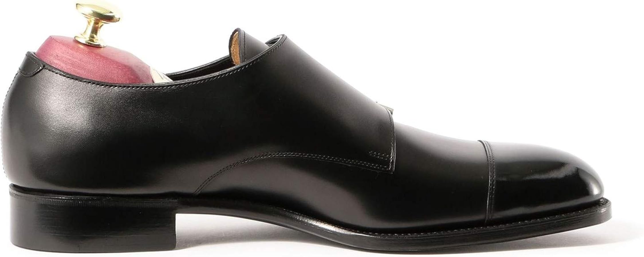 山陽山長　源四郎　ダブルモンク　サンヨウヤマチョウ 柔四/JUSHI】ダブルモンクストラップ(シューズ)｜三陽山長