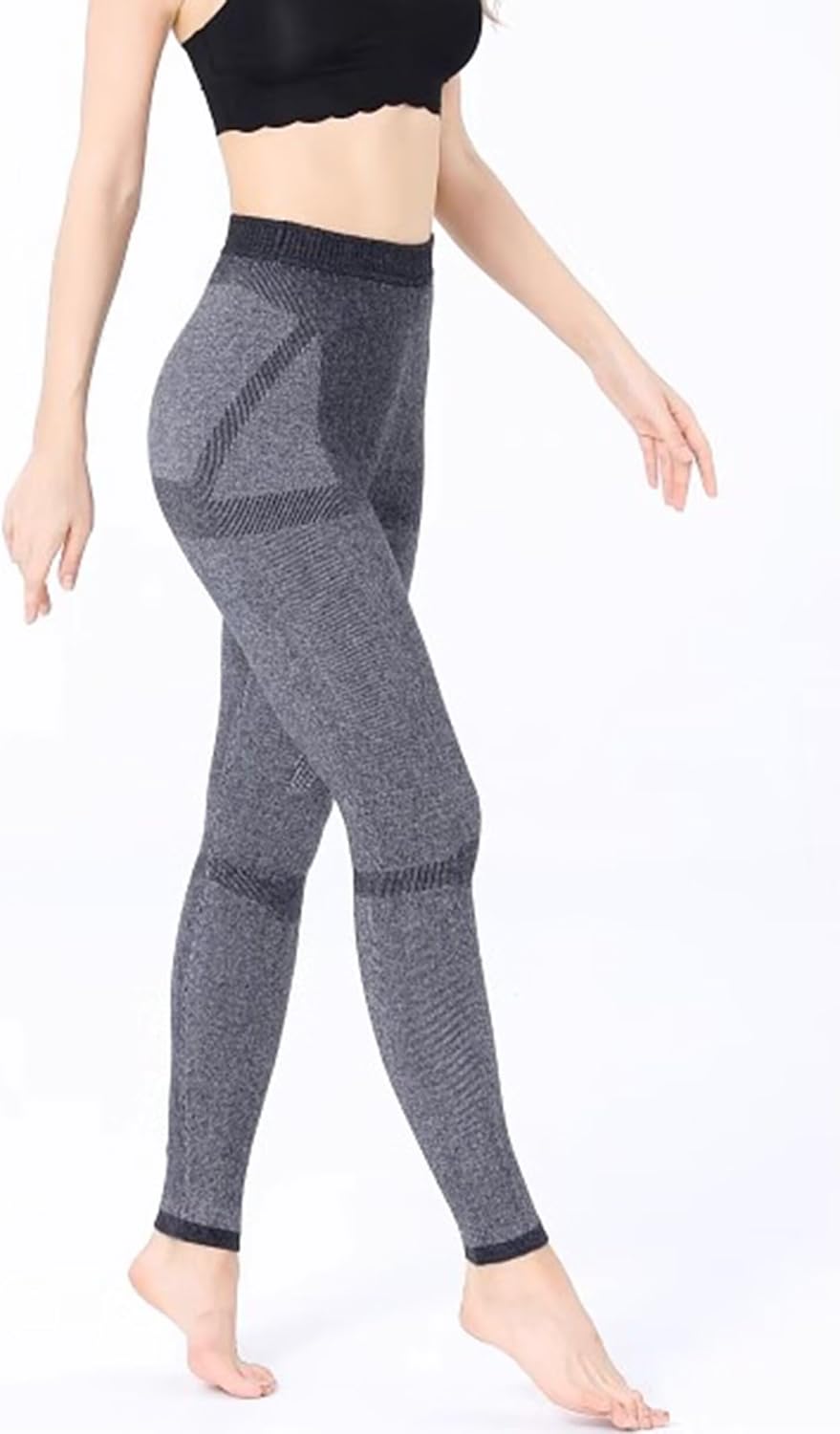 100% Cashmere Thermal Leggings Womens High Waisted Thermal Underwear Bottoms Pants Ladies Thermal Long Johns Autumn Winter