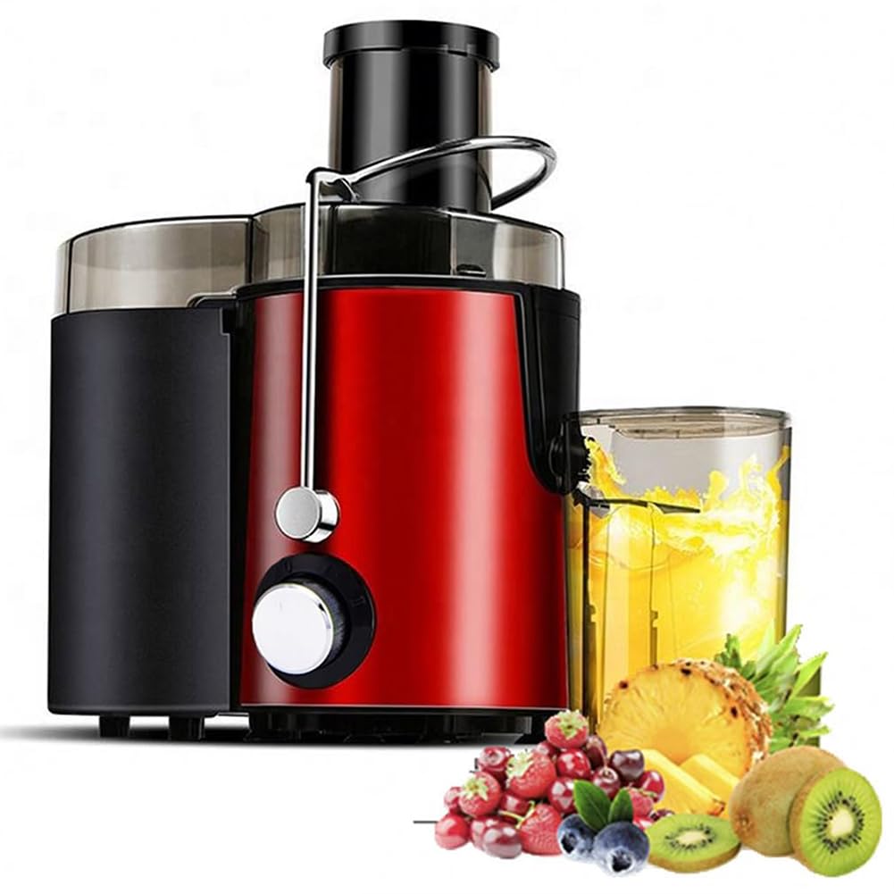 Estrattore di succo di canna da zucchero, estrattore di succo, estrattore di succo a masticazione lenta, tramoggia larga 65 mm per frutta e verdura intere (A)