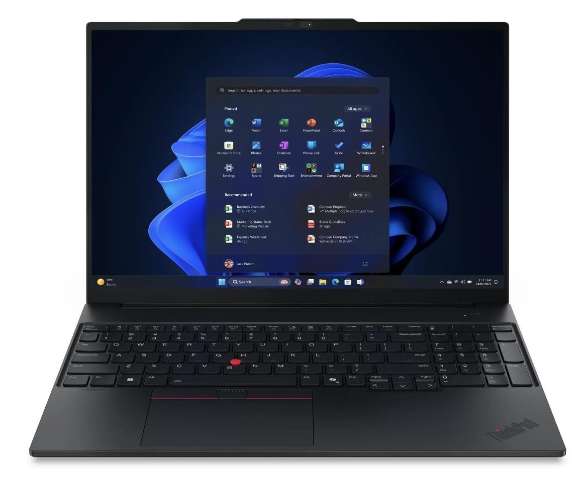Amazon.com: Lenovo ThinkPad E16 Business Laptop 16.0