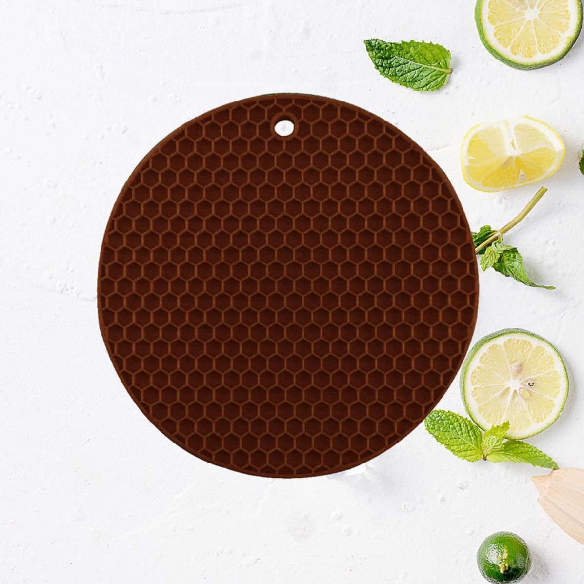 Silicone Pot Coaster Mat Heat Resistant for Pan and Bottles Coffee