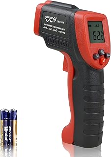 Wintact Digital Infrared Laser Thermometer, -58 to 1022℉(-50 to 550℃) Non-Contact IR Thermal Heat Surface High Temperature Gun for Kitchen Cooking Food Meat Baking Candy BBQ Frying Oil, NOT for Human