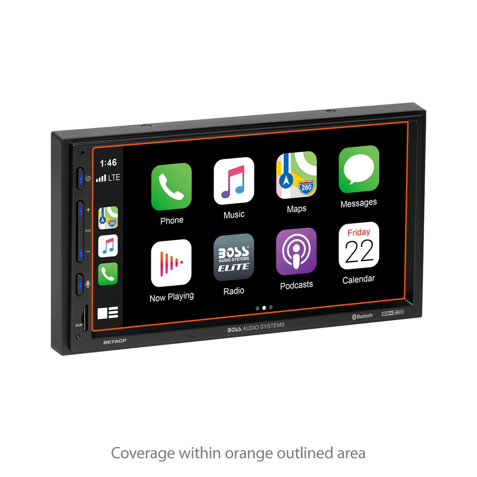 BoxWave Screen Protector Compatible with BOSS Audio BE7ACP-C - ClearTouch Crystal (2-Pack), HD Film Skin - Shields from Scratches