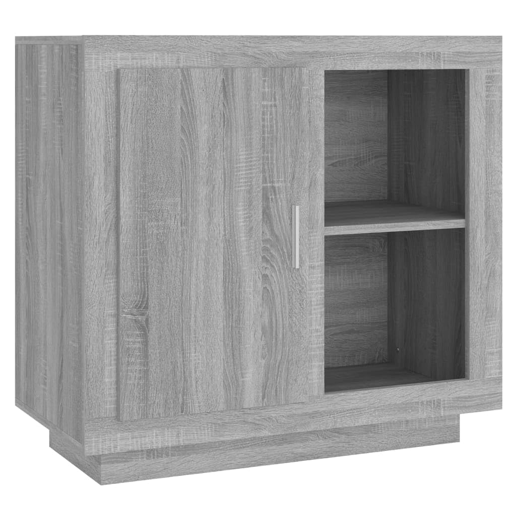 Generico Credenza Grigio Sonoma 80x40x75 cm,Armadietti e portaoggetti,Buffet e credenze-817238
