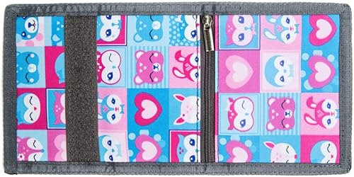Miniatura 2 de Billetera para niños y niñas, billetera para niños pequeños, billetera de lona triple para exteriores, billeteras juveniles para niños y niños,