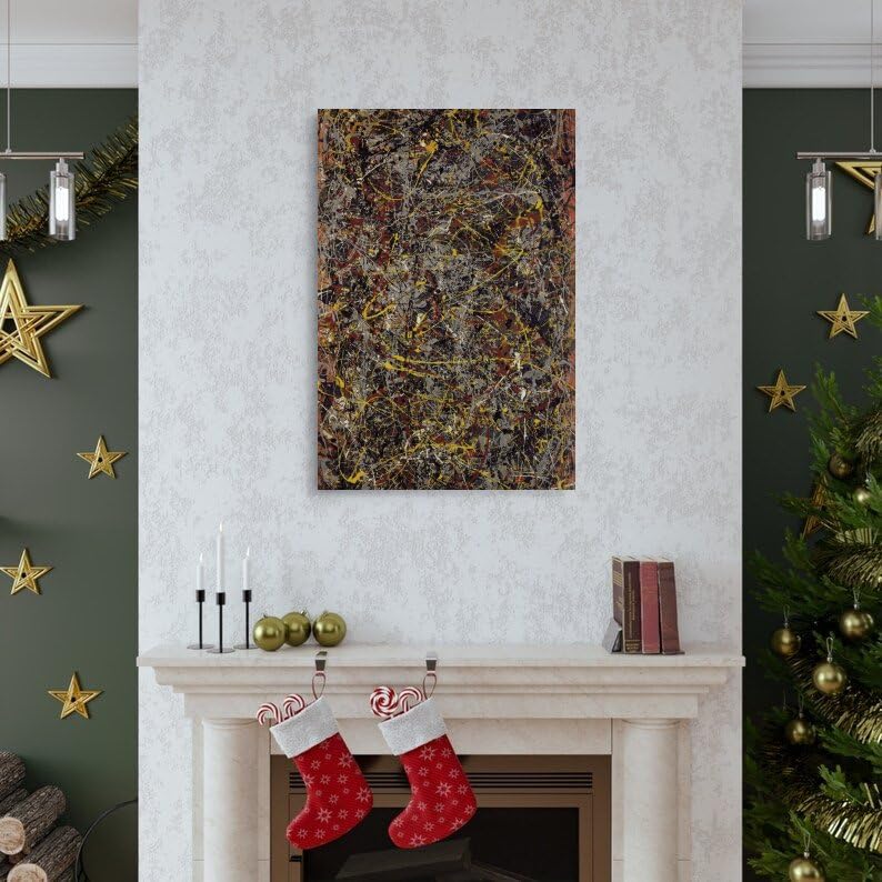 Amazon.co.jp: ジャクソン・ポロック(Jackson Pollock) 名作 Number 5