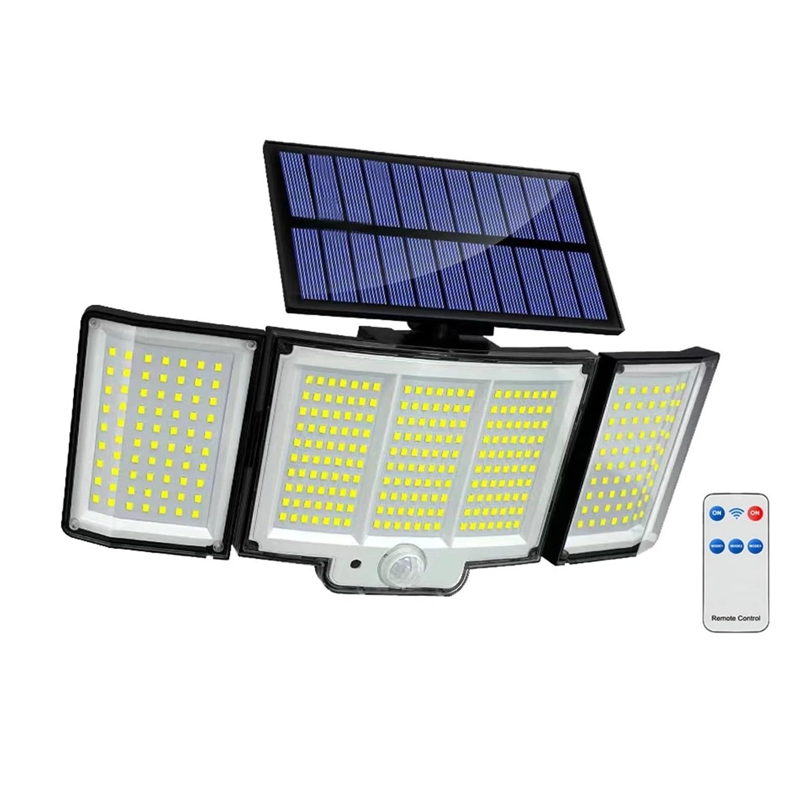 Luz solar exterior 328 LED para iluminar zonas oscuras de paso 7