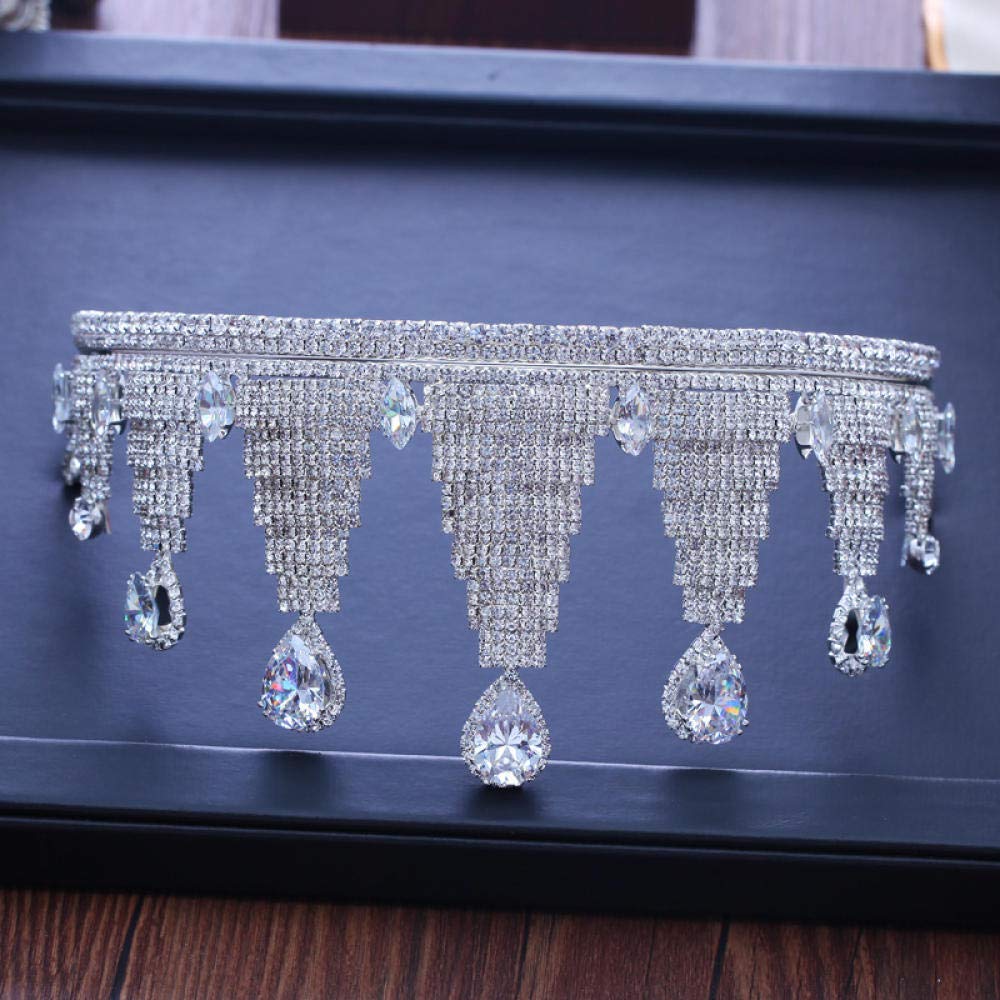 Tiara Ruinuo 316L'Alliage Coiffe De La Couronne d'anniversaire De Luxe Beauté Show Femmes Simple Fashion Mariage Accessoires Cheveux Serre-Tête Vintage Cadeau Parti