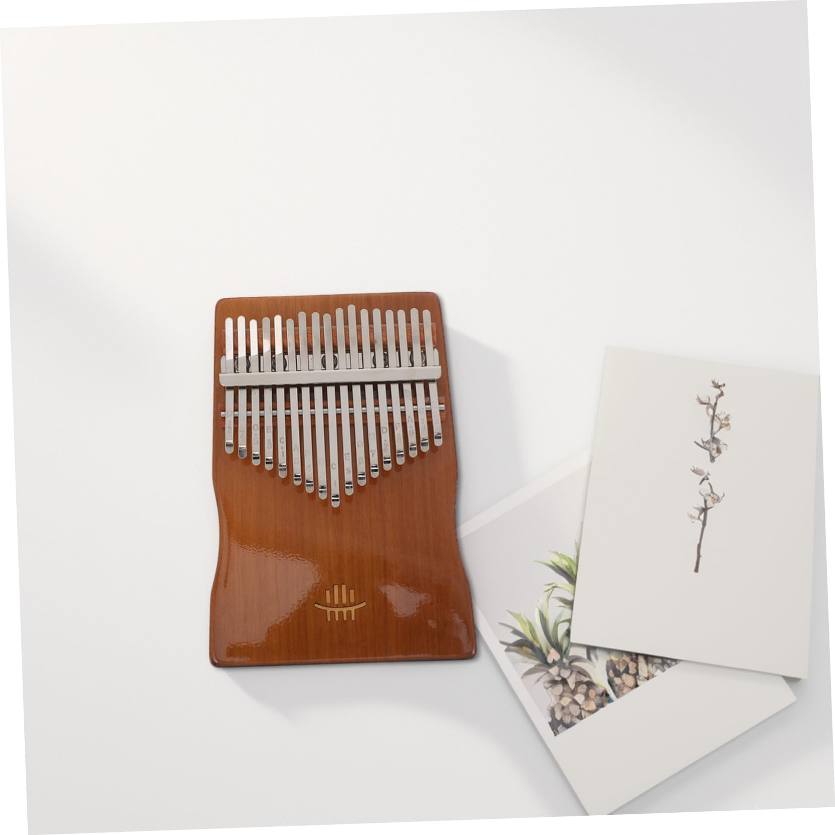 Toyvian Pianoforte per Dita 17-toni Kalimba in Legno e Metallo per Principianti, Strumento Musicale Portatile Martello Accordatore