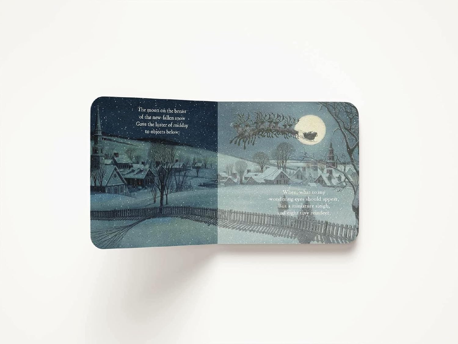 The Night Before Christmas Board Book: The Classic Edition Moore, Clement and Santore, Charles - PT03