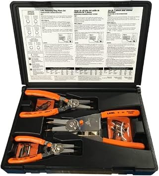 A & E Hand Tools Snap Ring Plier Set 1465, One Size