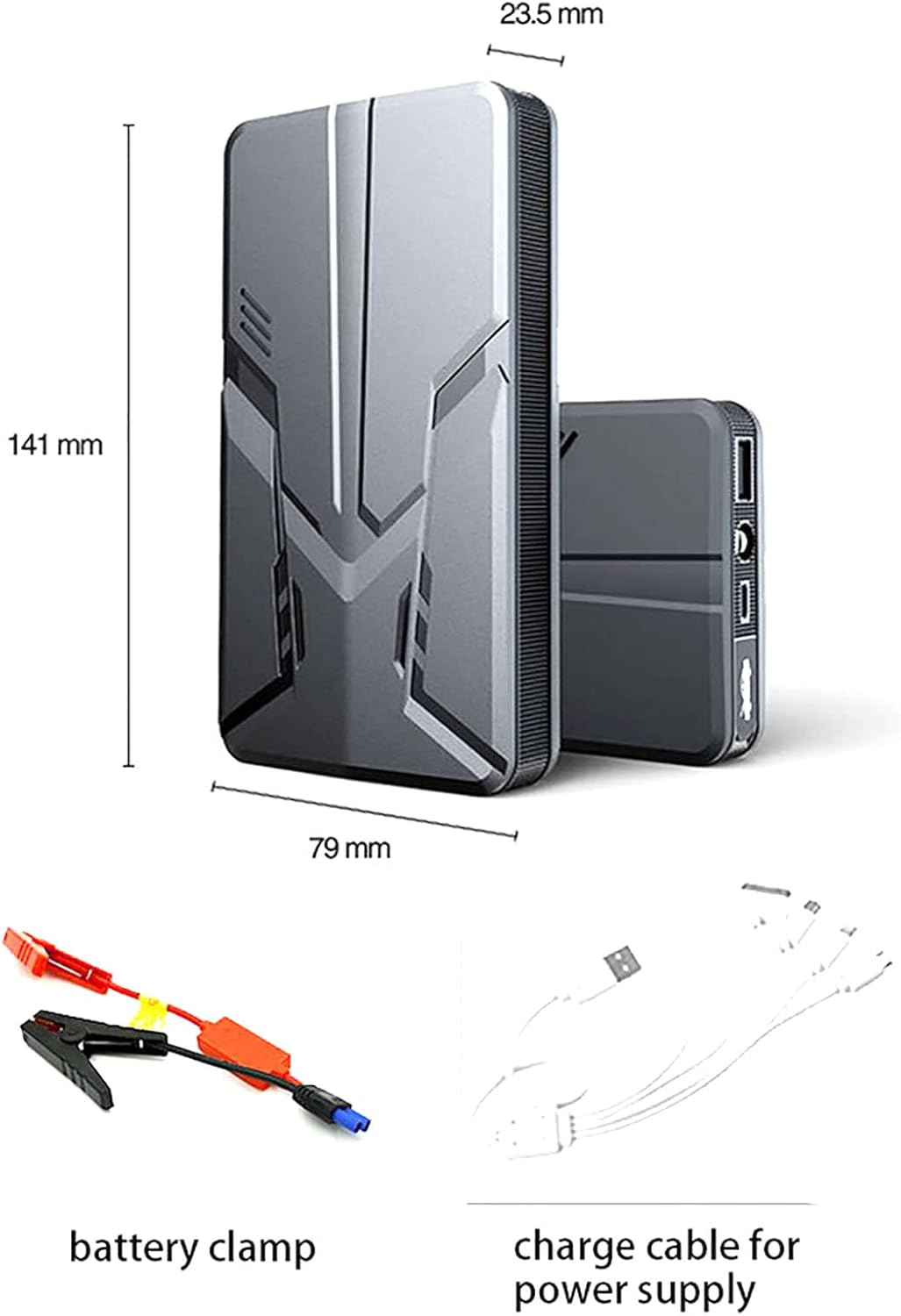 30000mAh Car Jump Starter Power Bank External Battery Emergency Starter Booster 12V Auto Jump Box with LED Light for Vehicles, Trucks, SUV