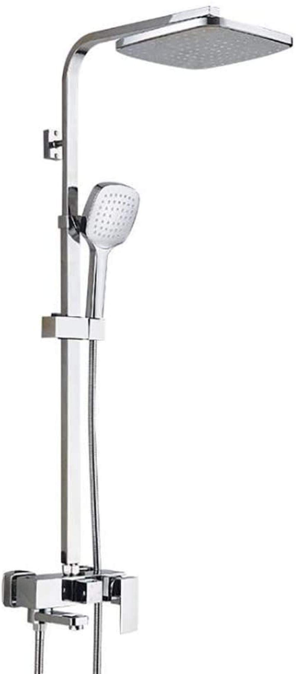 Mitigeur de douche 3 fonctions et grand pommeau de douche jet pluie