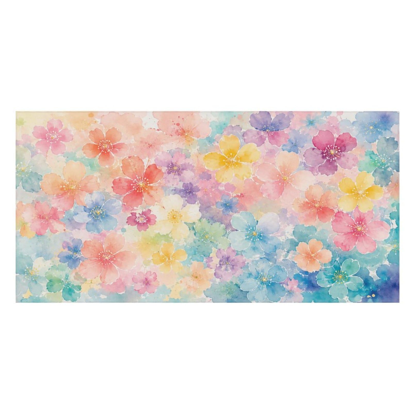 Anceky Watercolor Floral Oversized Beach Towel Quick Dry Sand Free Microfiber Travel Towel Lightweight Multi Purpose Beach Blanket Pool Gym Bath Towel 63x31 in