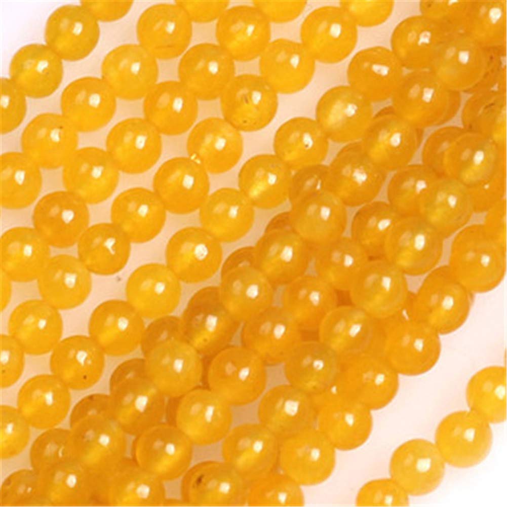 Yellow Jade - Gemstone Faceted Round Beads 4mm (Sold Per Strand - Foto 3