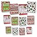 12 Pack Christmas Gift Bags Assorted Size - Small, Medium, Large Bags Bulk Pack with Handle for Holiday Gifts