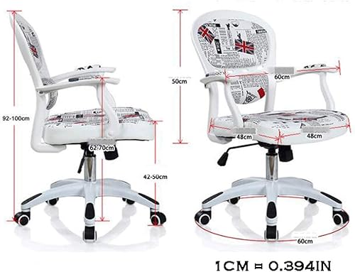 Miniatura 2 de YYDS Silla cómoda para juegos, silla de oficina con patas de acero, ergonómica giratoria para el hogar, para transmisión en vivo, ergonómicamente