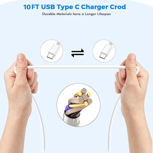 Miniatura 2 de Cargador USB C para MacBook Air MacBook Pro 13 14 15 16 pulgadas, carga M1 M2 M3 Apple portátil, paquete de 2 adaptadores de corriente USBC de 30 W,