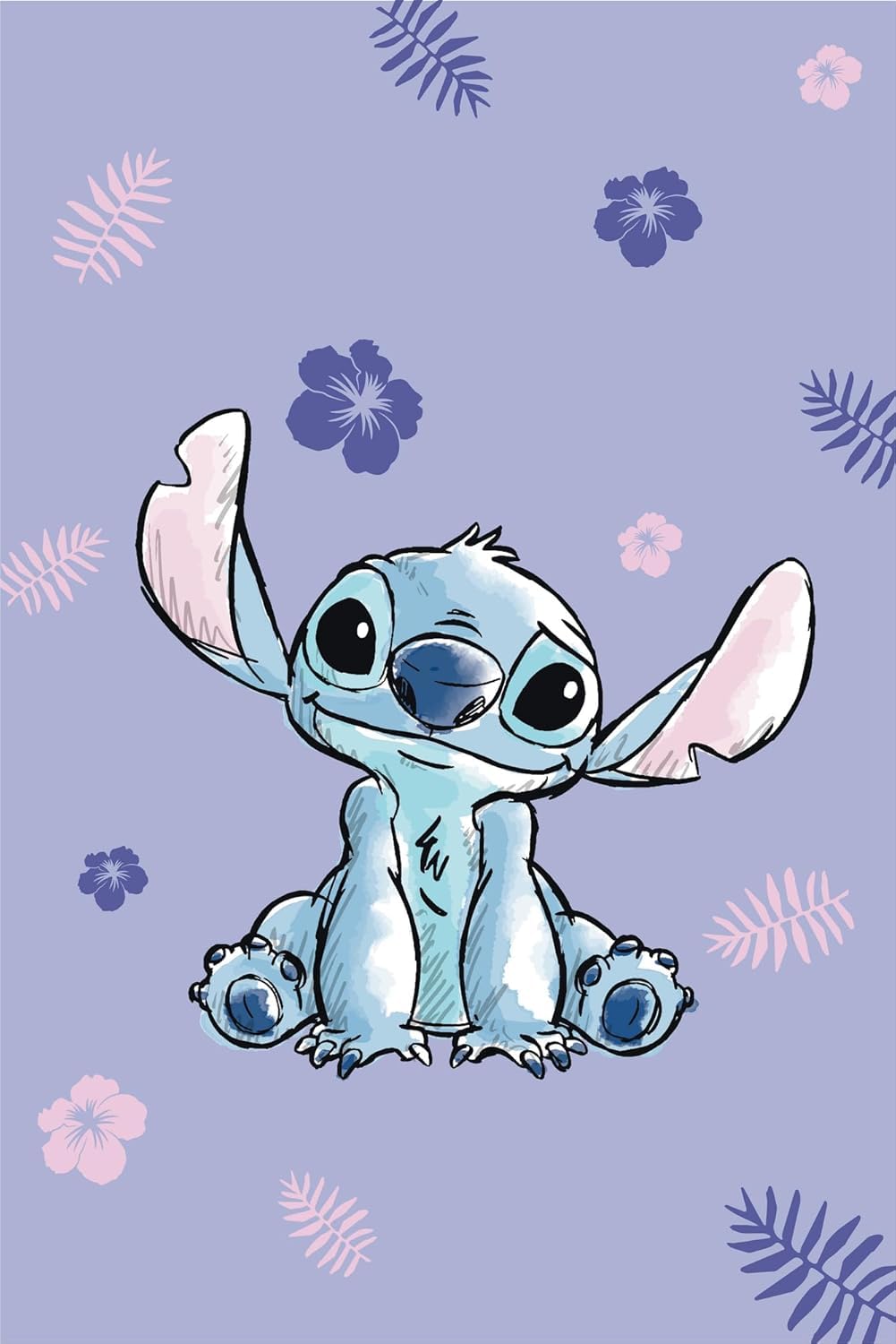 Lilo & Stitch Disney Fleece Throw Blanket 100 X 150 Cm Large