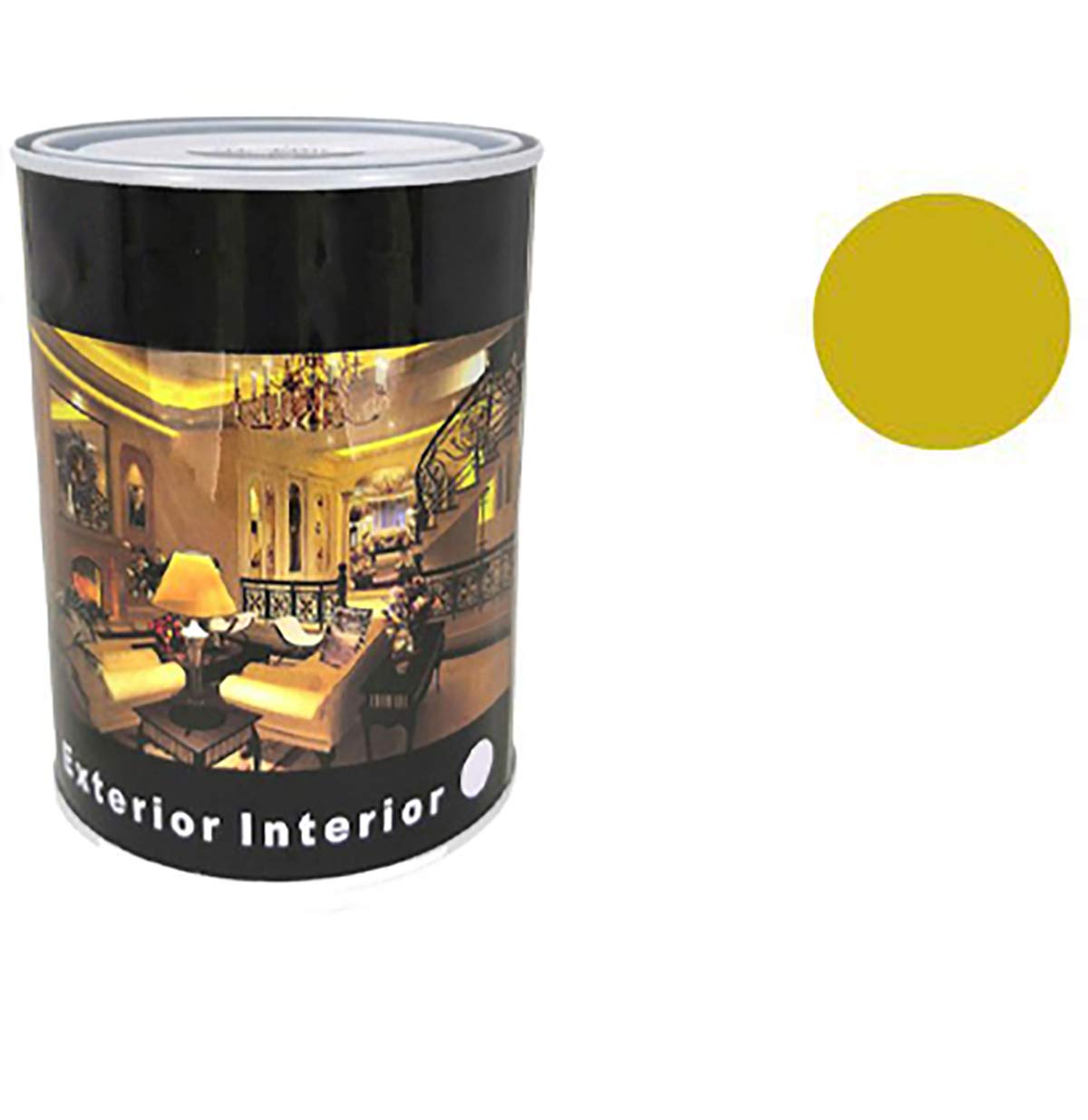 H HANSEL HOME Pintura Esmalte al Disolvente para Madera y Metal, Pintura Alquidica de Rápido Secado para Superfícies Interiores y Exteriores(Negro Satinado, 125 ML) — view 38