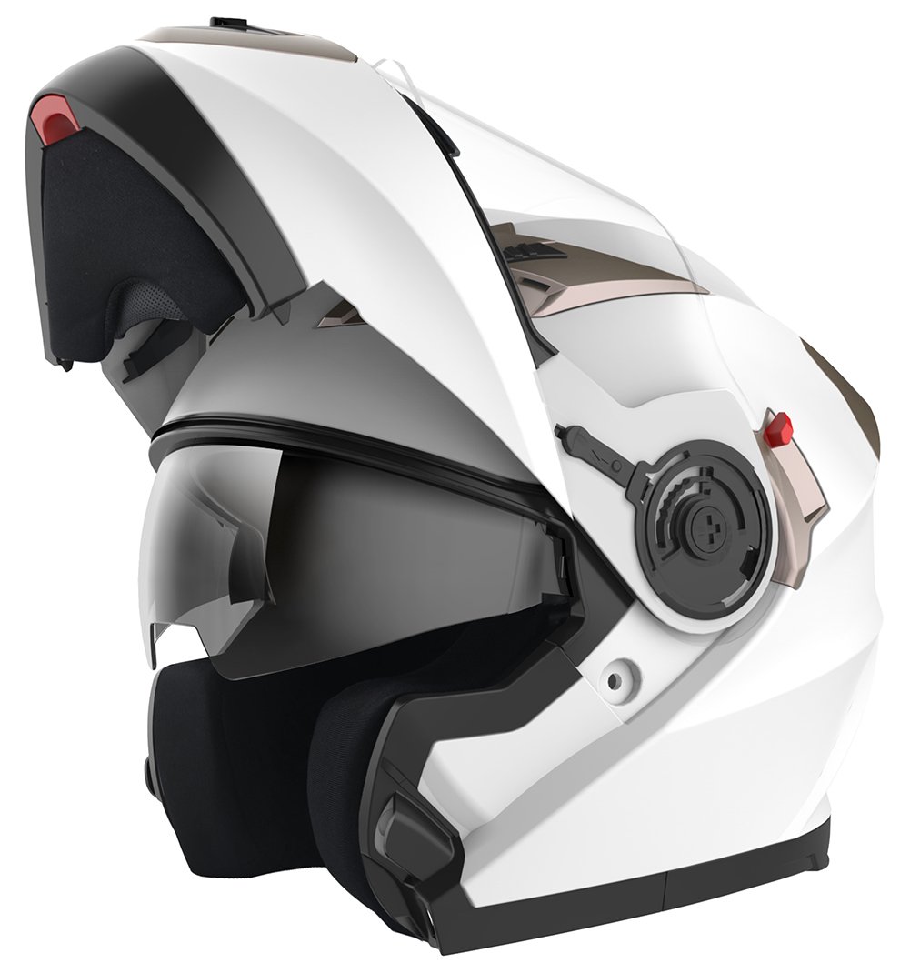 YEMA Motorradhelm Klapphelm Integralhelm Fullface Helm YM-925 Rollerhelm Sturzhelm mit Doppelvisier Sonnenblende ECE für Damen Herren Erwachsene