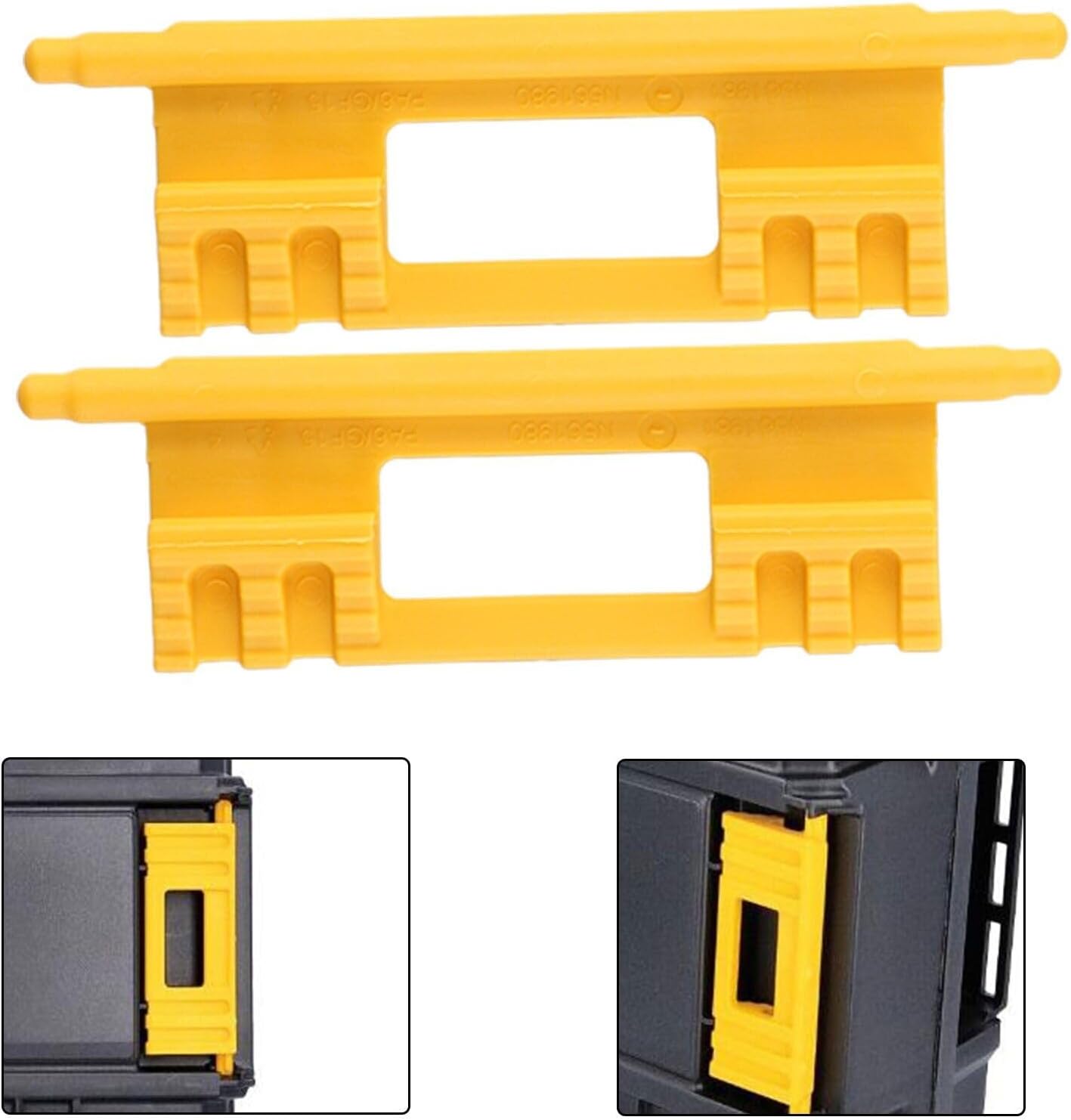 2pcs N409477 H1500082520 Tool Clips Latch Replacement Part Compatible with DEWALTTool Box DWST17806 DWST17807 DWST17804 DWST17803 DWST17820 DWST08205 DWST17809 DS-280