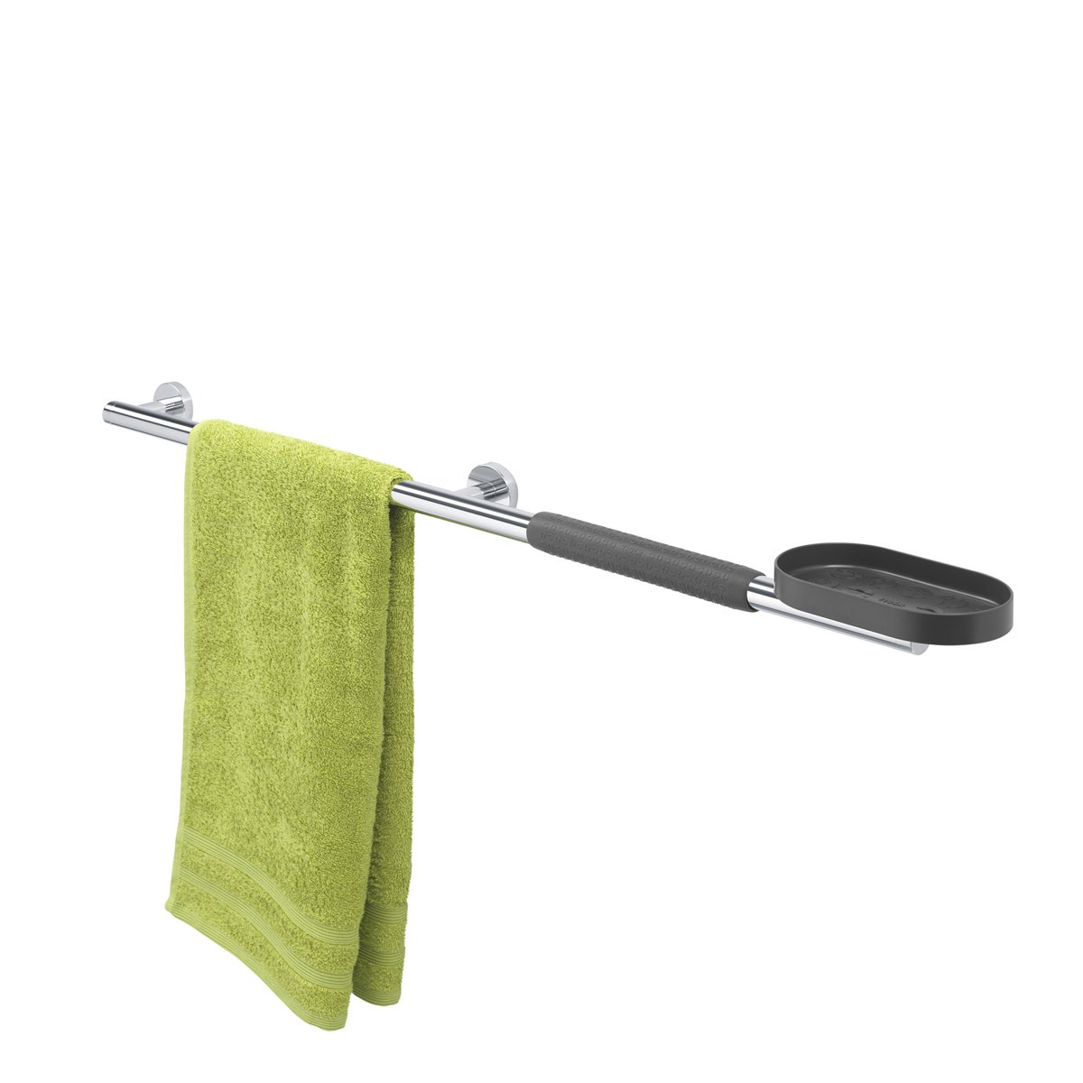 Tiger Boston Comfort & Safety Maniglione di sicurezza 90 cm, Acciaio inox lucido, 90 x 5.1 x 7 cm