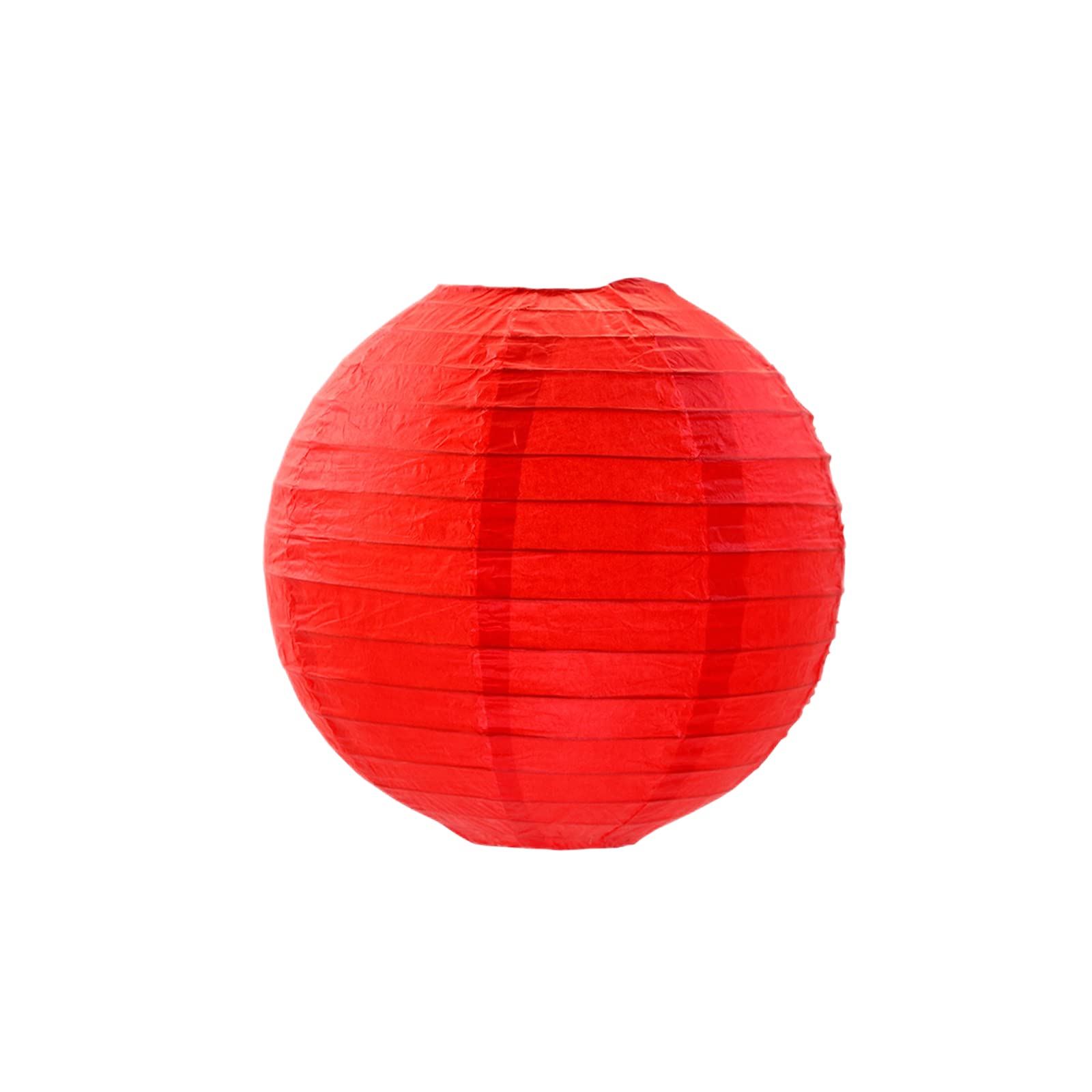 12 Pezzi Palla di Carta Lanterna, Lanterna di Carta Rosso, Decorazione Lanterna, Applica a per Decorazione di Matrimonio, Casa, Natale, Feste Ecc(Rosso)