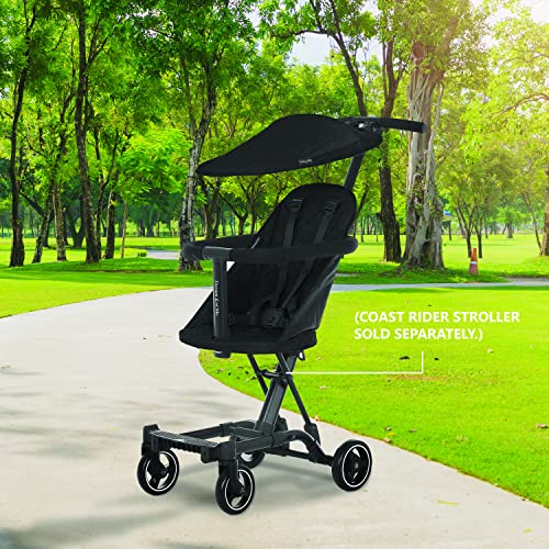 Dream On Me Coast Rider Stroller Canopy for Dream On Me Coast Rider Stroller, Black - Thumbnail 3