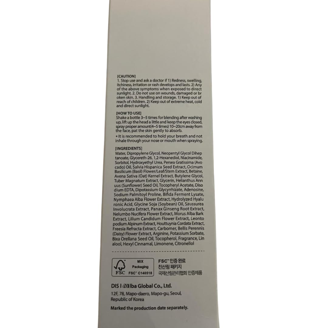 dde-Alba White Truffle Mist Serum 100ml -White Truffle Mist Serum - Pied-mont - Skinkura -original made in Korea - Pielęgnacja skóry