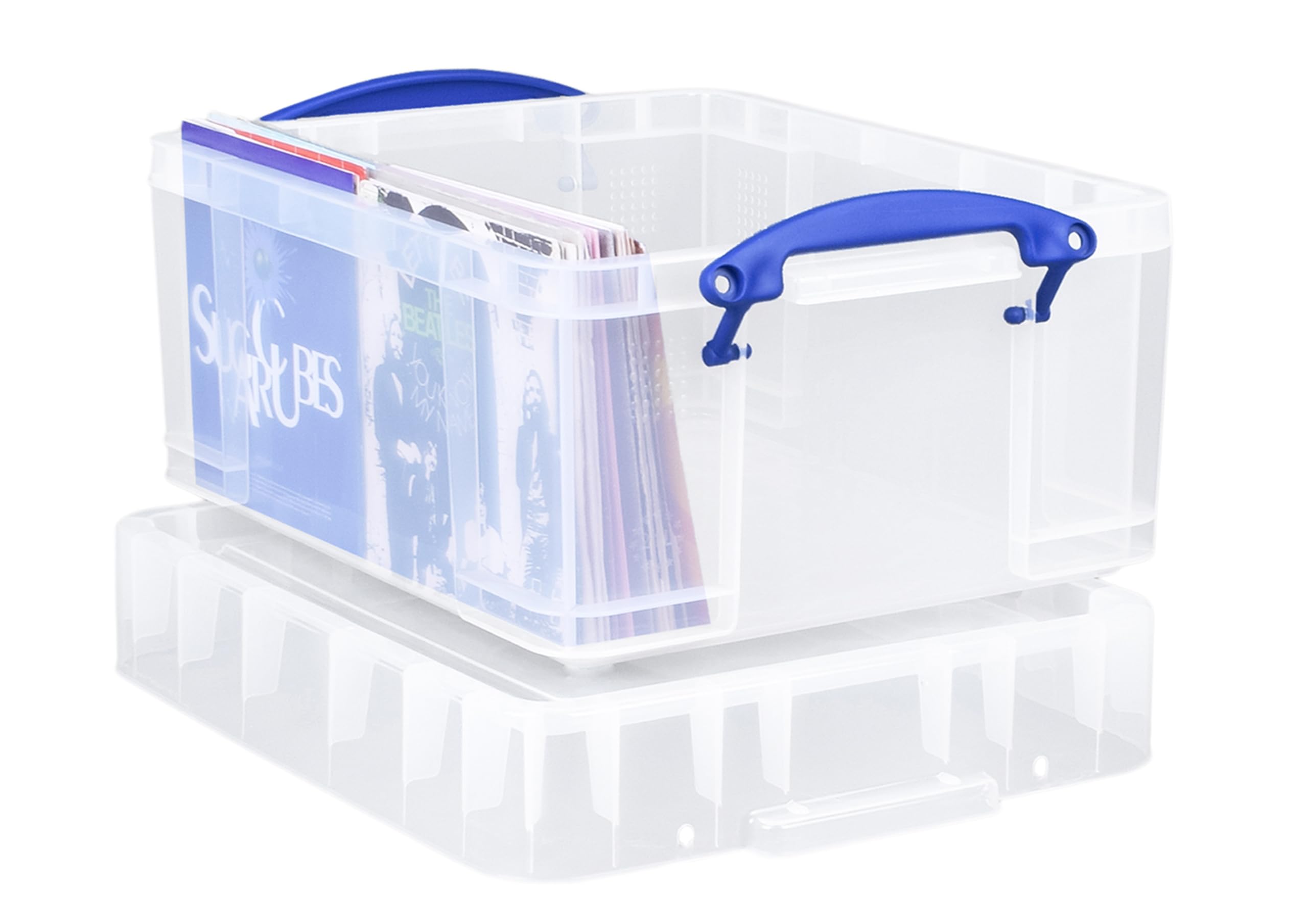 Naprawdę przydatne plastikowe pudełko do przechowywania, 21 l, XL, przezroczyste, opakowanie 3 szt