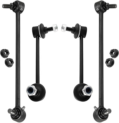 Miniatura 65 de Detroit Axle - 4 barras estabilizadoras para Jeep Grand Cherokee Commander 2005-2010 2006 2007 2008 2009 de repuesto delantero y trasero