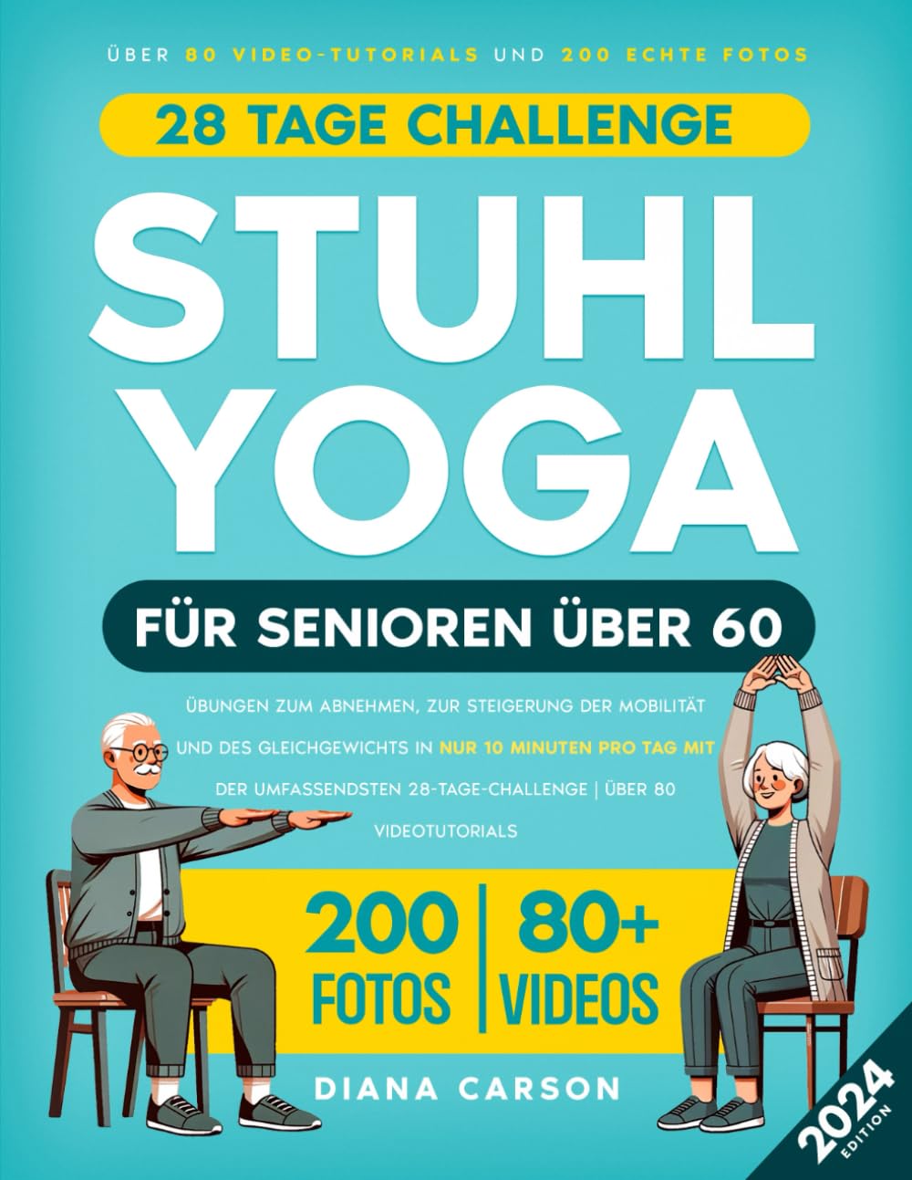 28 Tage Yoga Mit Stuhl Für Senioren Stuhl-Yoga für Senioren über 60: Übungen zum Abnehmen, zur Steigerung