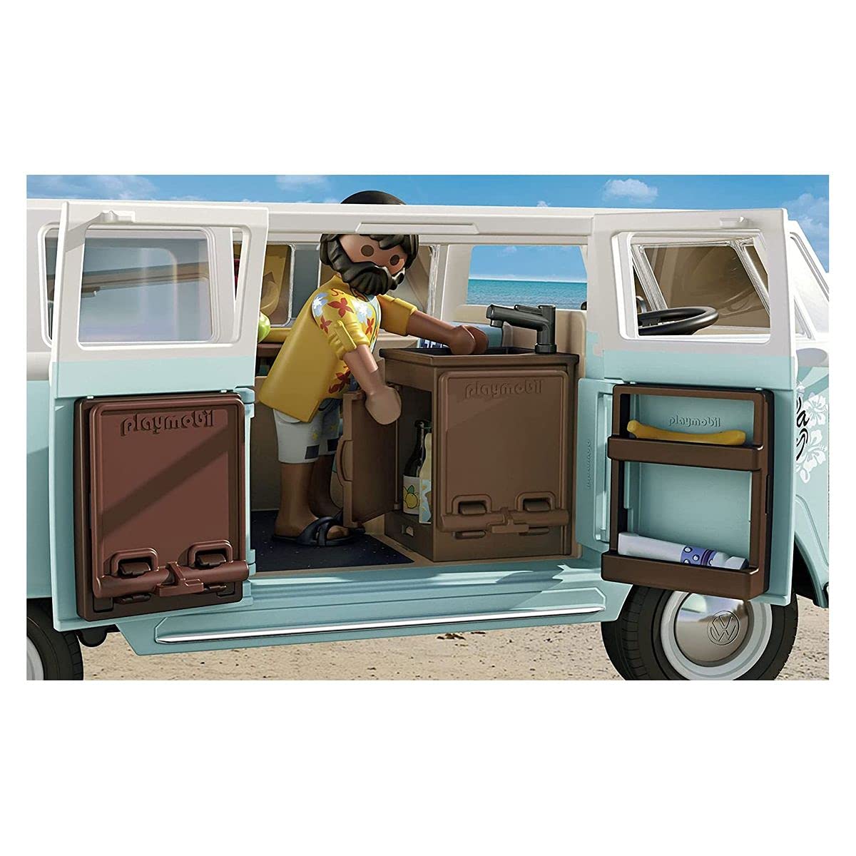 Amazon.com: Playmobil Volkswagen T1 Camping Bus - Special Edition