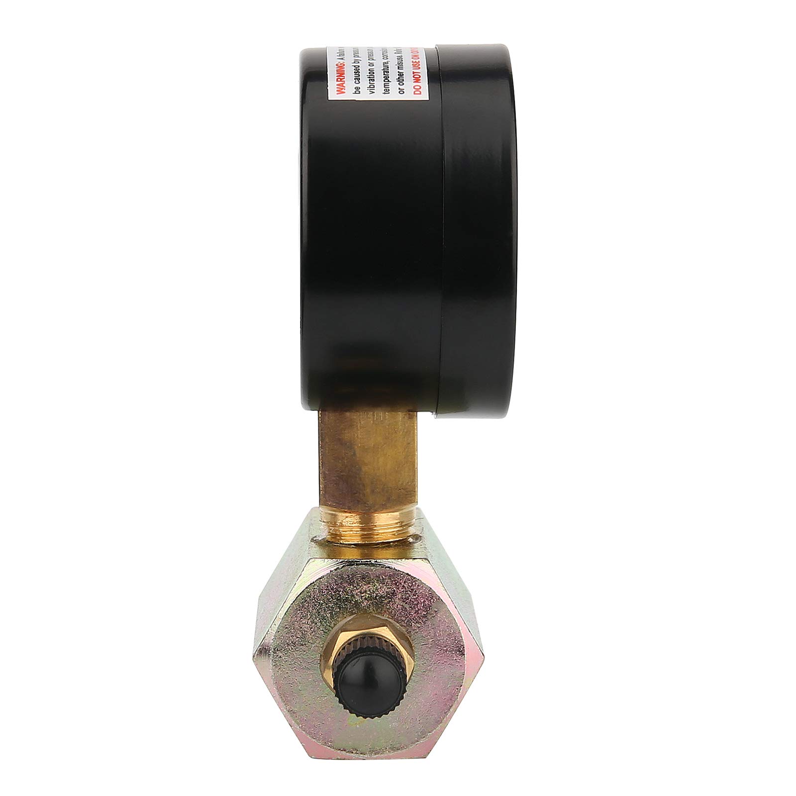 Manómetro de prueba de presión de gas de acero de 2", conexión FNPT de 3/4", 0-30 psi/kpa, precisión -3-2-3%