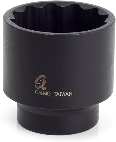 Sunex 242z - Enchufe de impacto de 12 puntos con accionamiento de 12 pulgadas, 1-516 pulgadas
