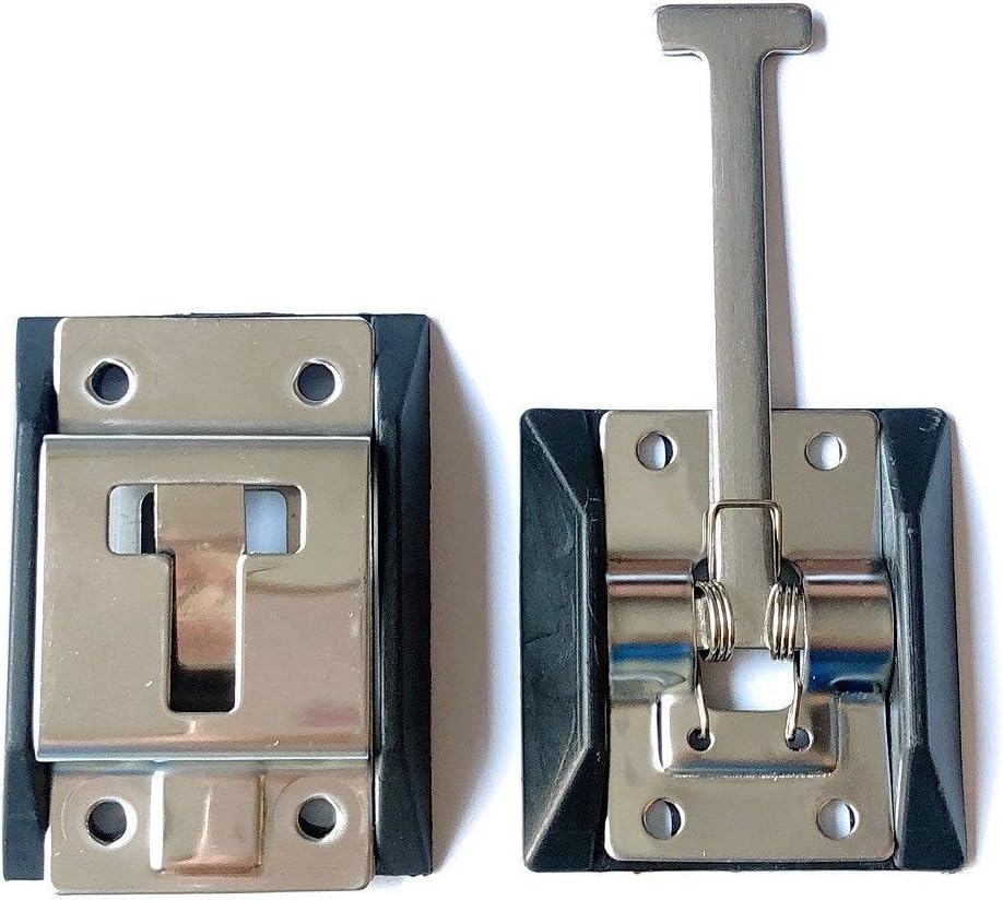 ZOK RV Door Holder Stainless Steel T-Style Entry Door Catch for Camper Trailer Motorhome (1 -Pack)