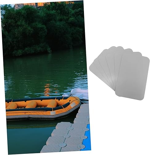 Miniatura 7 de Kisangel 6 unids kayak reparación subsidio inflable canoa kayaks inflables cinta adhesiva reparación canoa parche cinta de sangre