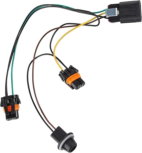 Compatible con arnés de cableado de faros delanteros Pontiac Grand Prix 2004 2005 2006 2007 2008, arnés de cableado de faros, cable de enchufe de