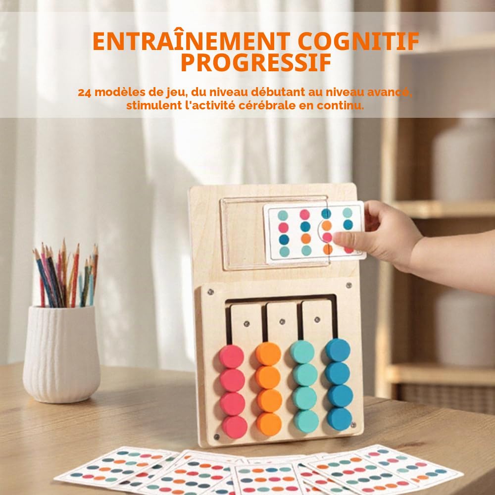 Activités sur la Démence pour les Personnes Âgées, Bois Alzheimer Jeux avec 12 Cartes, Jeux de Mémoire pour Adultes