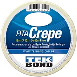 Fita Crepe 18mmx50m Tekbond