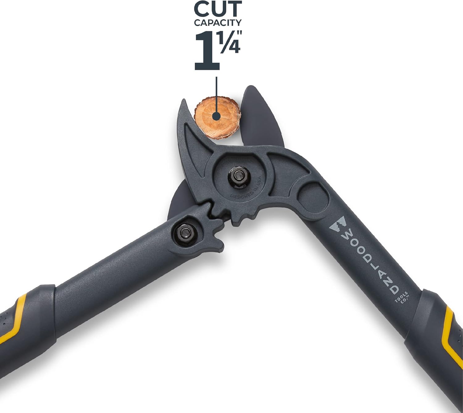 Woodland Tools Co. Duralight 16" Portable Mini Lopper, Tree Cutter, Branch Trimmer, Lightweight Gardening Hand Loppers, Limb Clipper, for Dry Dead Growth (25-3004-100) : Patio, Lawn & Garden