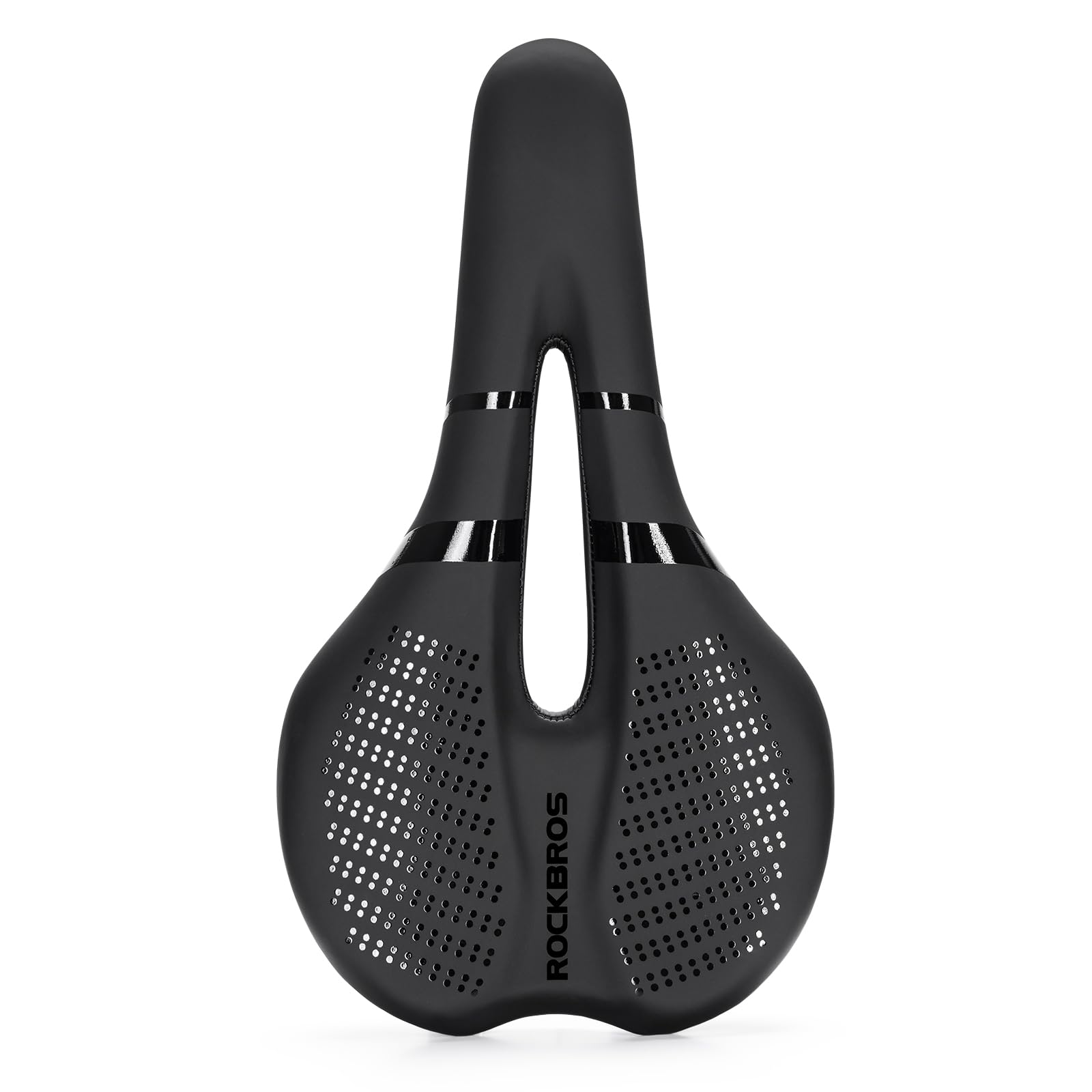 ROCKBROS Sillín de Bicicleta Cómodo con Espuma Viscoelástica, Sillín Impermeable y Transpirable Unisex para MTB Gravel Ebike y Bicicleta de Carretera