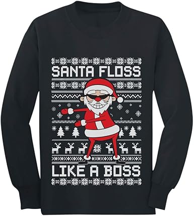 Santa floss like a boss Clearance
